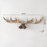 Rustic Resin Antler Wall Hooks – Nature-Inspired Coat & Towel Rack