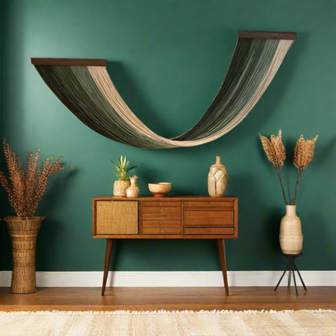 Verdant Drape – Adjustable Hanging Macrame Wall Art - Fansee Australia