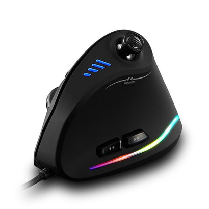 Vertical Ergonomic Gaming Mouse With RGB Lights - Fansee Australia