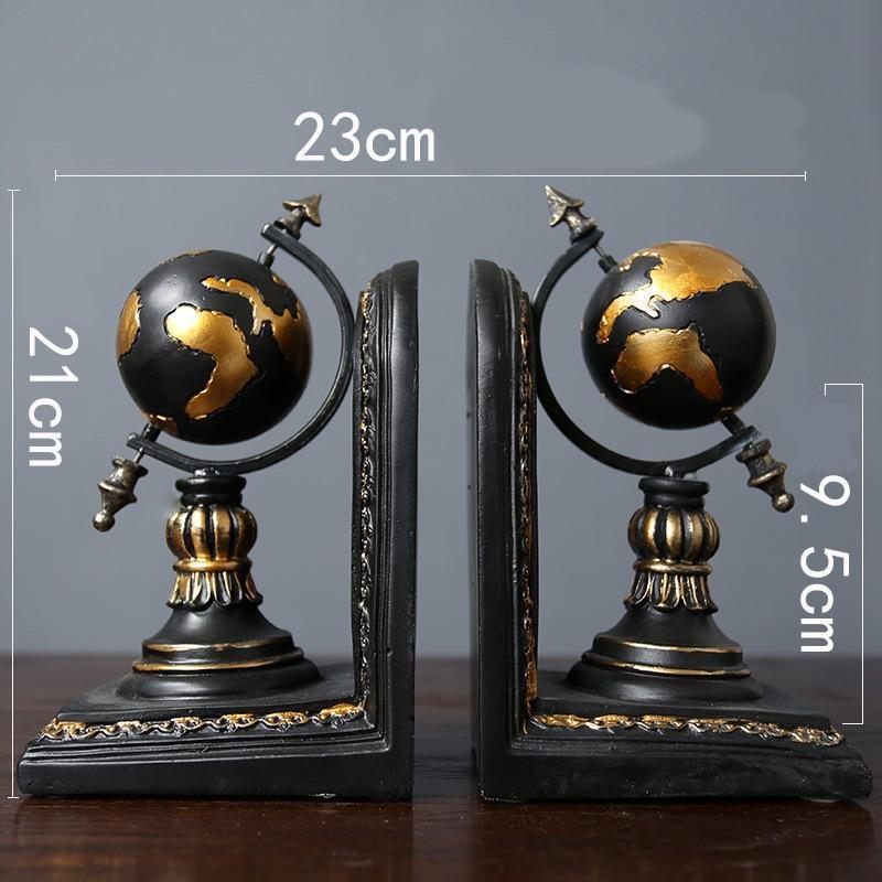 Vintage Retro Globe Bookend - Fansee Australia