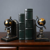 Vintage Retro Globe Bookend - Fansee Australia