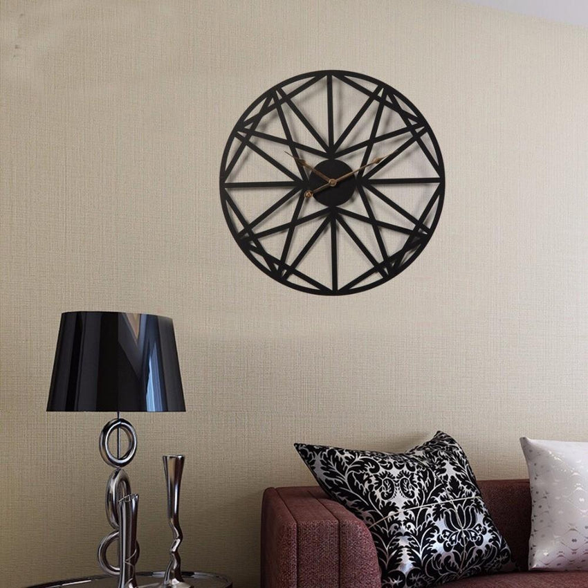 Wall Clock Large - Black - Fansee Australia