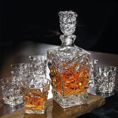 Whiskey Decanter and Glasses Set - Chevalier (Cœur Pur) - Fansee Australia