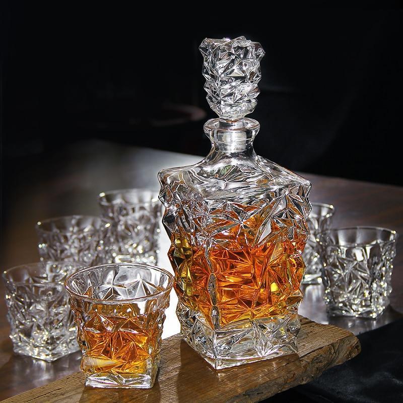 Whiskey Decanter and Glasses Set - Chevalier (Cœur Pur) - Fansee Australia