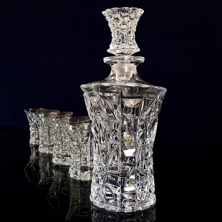 Whiskey Decanter and Glasses Set (Cœur Pur - Roi) - Fansee Australia