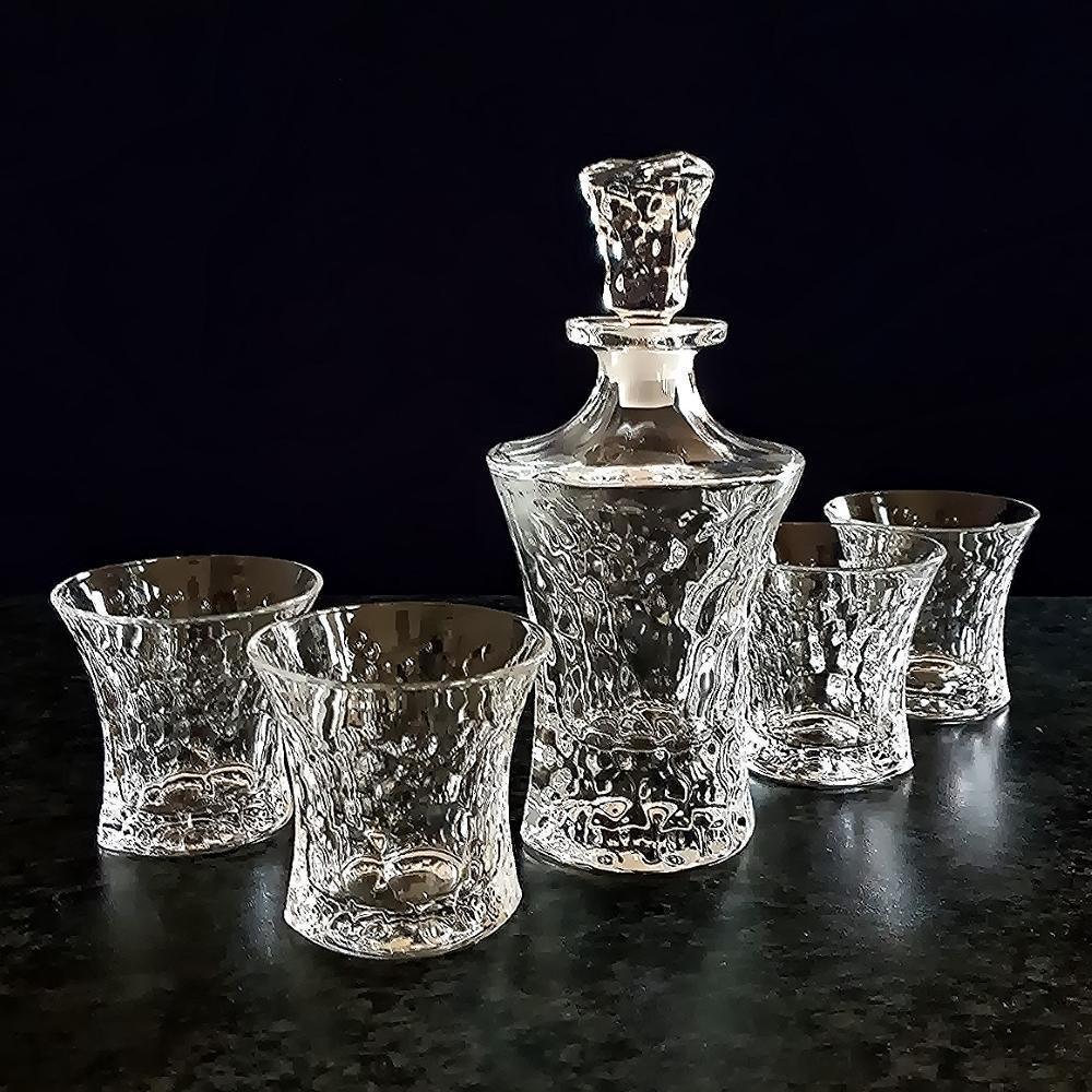 Whiskey Decanter and Tumblers Set (Cœur Pur - Reine) - Fansee Australia