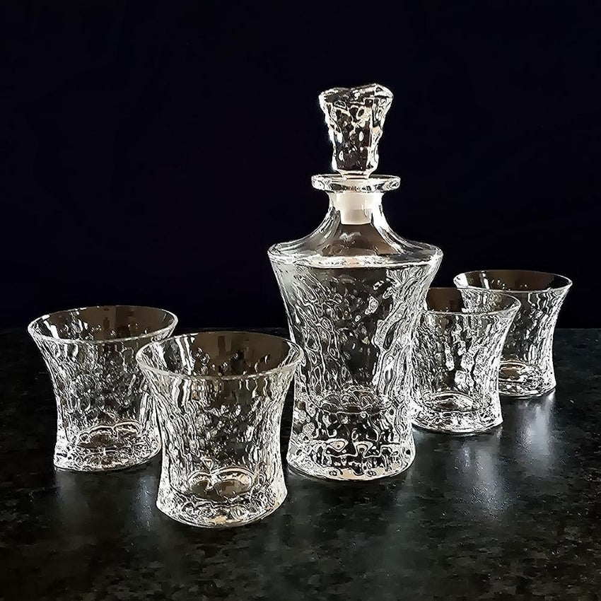 Whiskey Decanter and Tumblers Set (Cœur Pur - Reine) - Fansee Australia