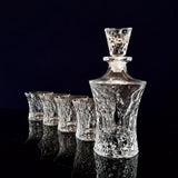 Whiskey Decanter and Tumblers Set - Queen Crystal (Cœur Pur - Reine) - Fansee Australia