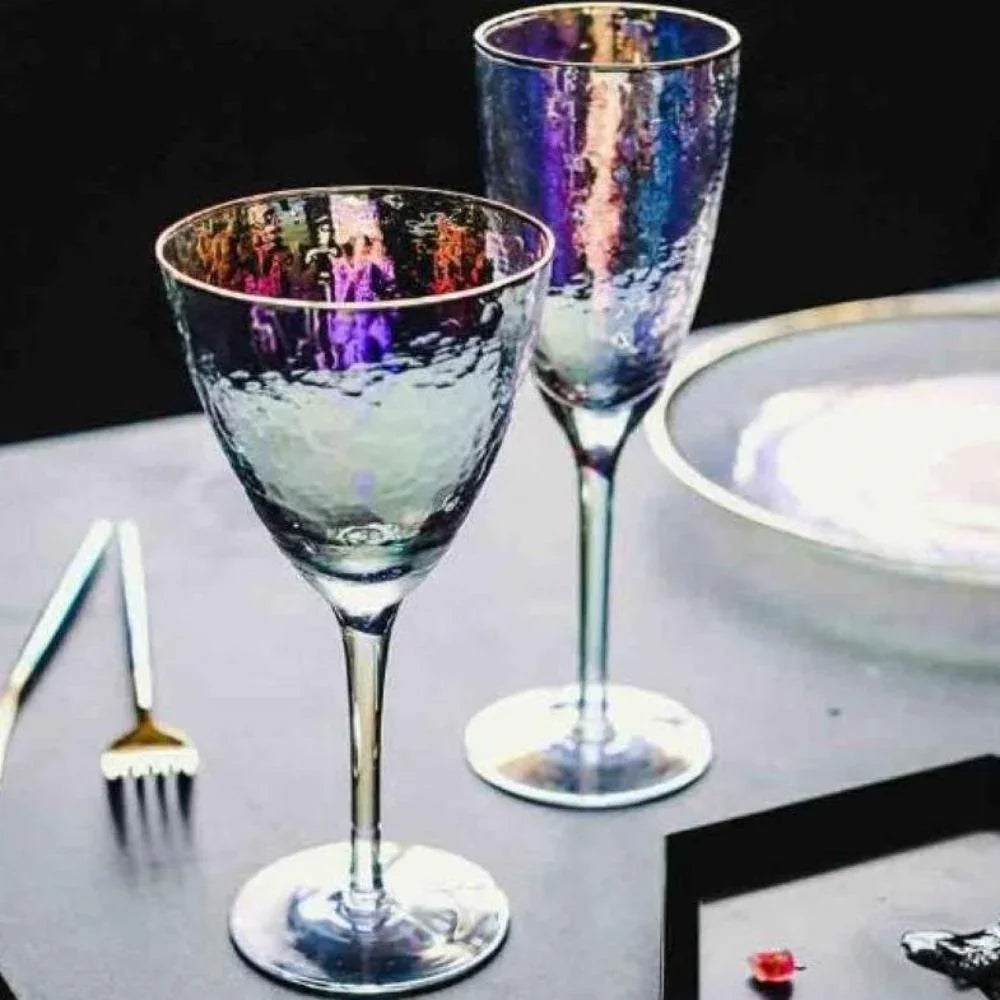 Wine Glasses 4 Pcs Set (Lumière Arrosée- V) - Fansee Australia