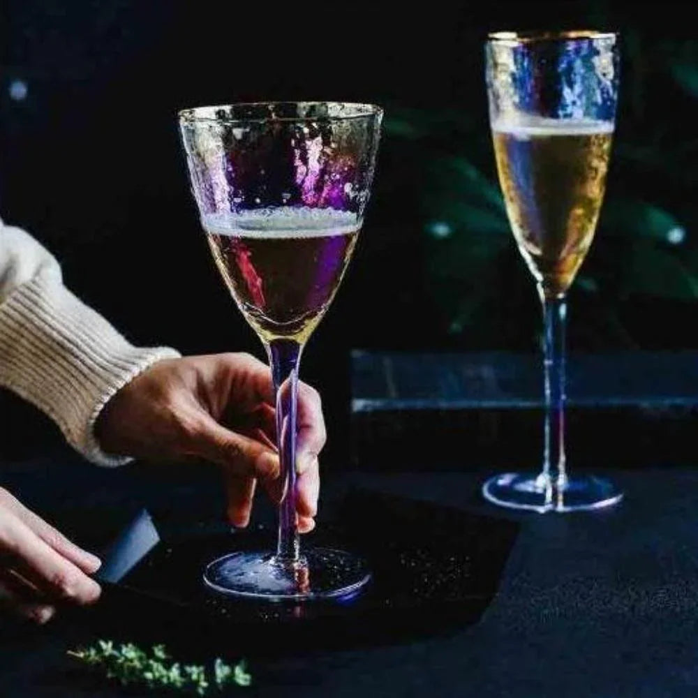 Wine Glasses 4 Pcs Set (Lumière Arrosée- V) - Fansee Australia