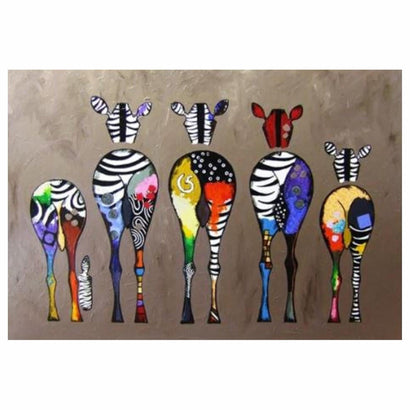 Zebra Wall Art Canvas Print (70x100cm) - Fansee Australia