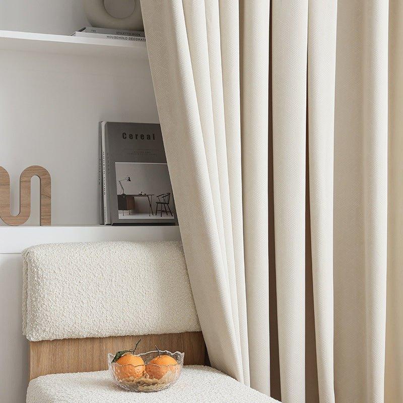 ZenWool Herringbone Blackout Curtains - Fansee Australia