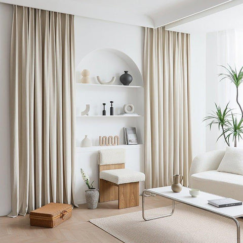 ZenWool Herringbone Blackout Curtains - Fansee Australia