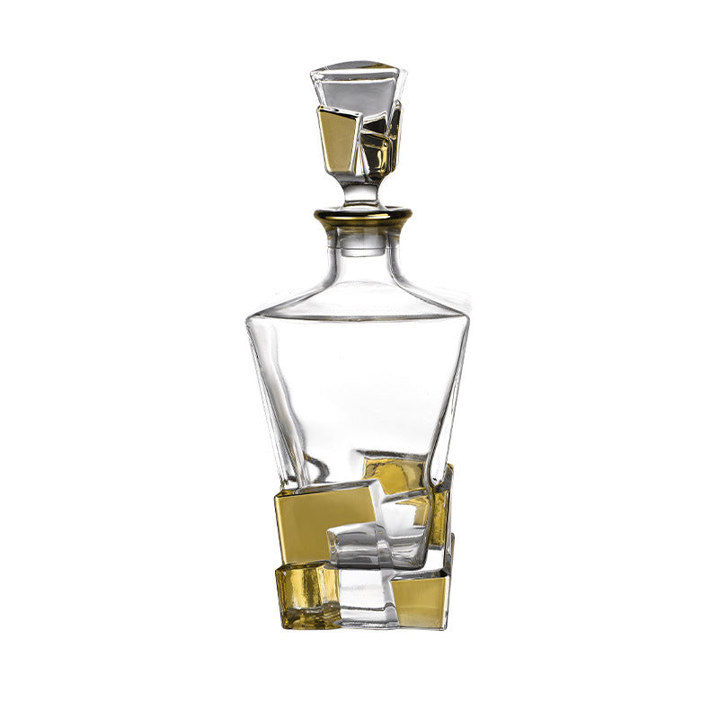 High-Quality Lead-Free Whiskey Decanter and Glasses Set Gift Box