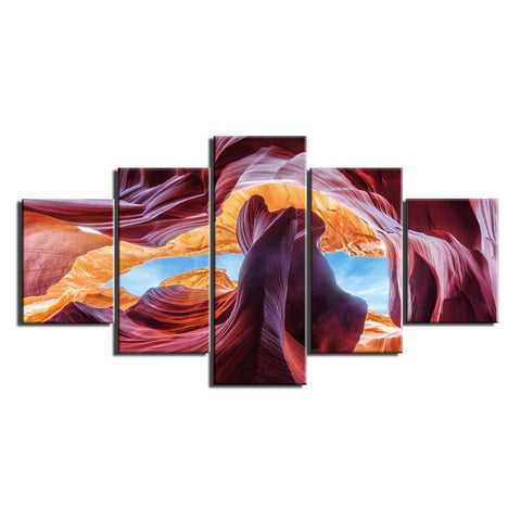 5 Panels Dreamy Landscape Framed Print Canvas Prints - Fansee Australia