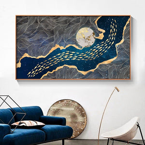 (70x100cm) Amazing Golden Fish Framed Wall Art - Fansee Australia