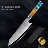 9 Pcs Razor Sharp Japanese Damascus Steel Chef Knife Set - Fansee Australia