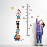 Pirates Growth Chart Wall Stickers