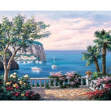 A Romantic Getaway Paint By Number Kit (40x50cm Stretched Canvas) - Fansee Australia