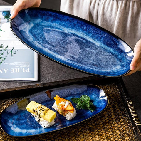 Artisan Large Serving Plate Fish Plate (28.3cm - 2 Pcs Set) - Fansee Australia