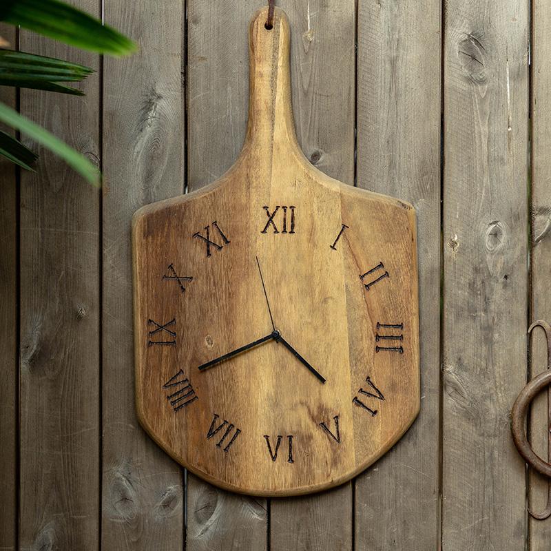 Artisian Handcrafted Oak Wood Wall Clock - Fansee Australia