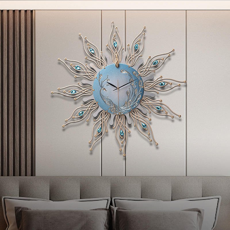 Beautiful Handmade Extra Large Flower Wall Clock - Fansee Australia