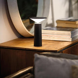 Black Minimalist Table Lamp -LED USB Dimmable - Fansee Australia