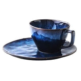 Blue Handmade Tea Cup Set (Mug Set of 2) - Fansee Australia