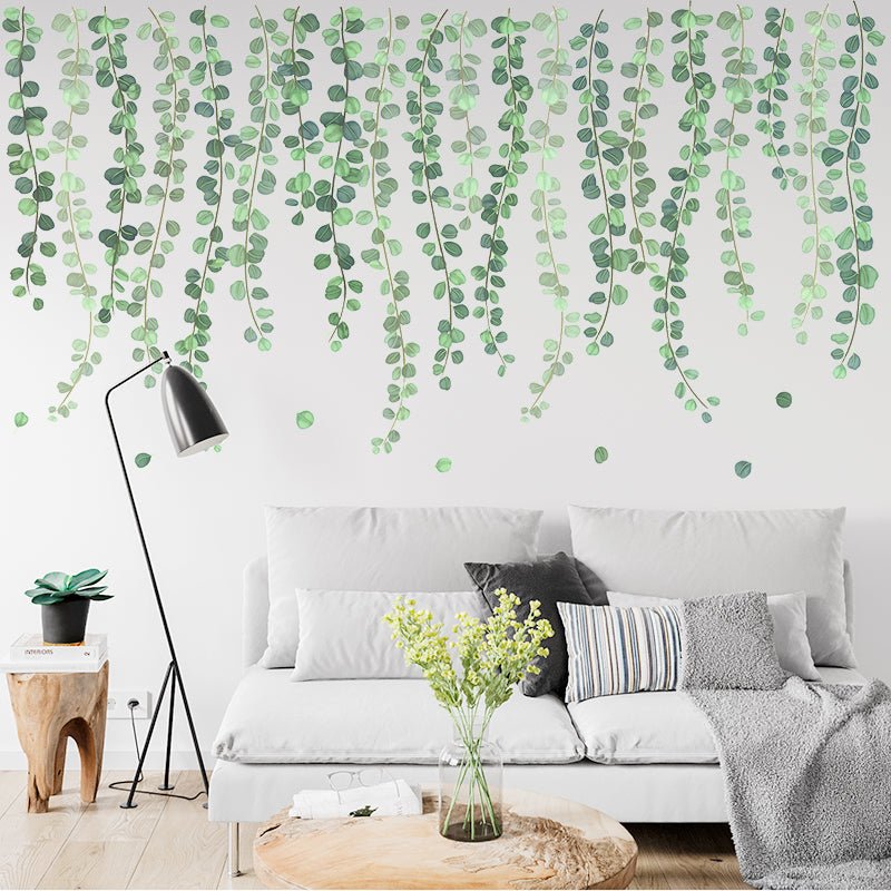 Breathtaking Green Leaves Wall Stickers - Fansee Australia