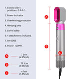 Creative Hair Dryer Straightener Curler & Brush Kit (5 in 1 Electrical Hair Styler) - Fansee Australia
