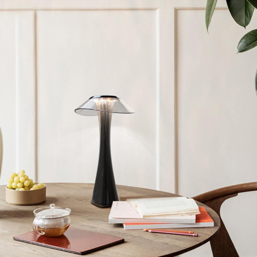 Crystal LED Table Lamp - Black - Fansee Australia