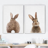 Cute Bunny Wall Arts (50x70cm) - Fansee Australia