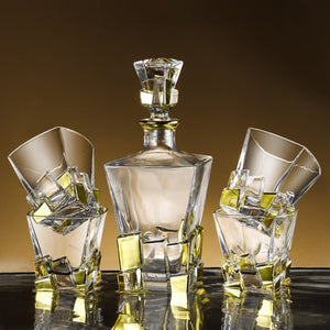 High-Quality Lead-Free Whiskey Decanter and Glasses Set Gift Box - Fansee Australia