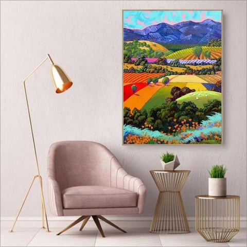 Hilltop Painting With Diamonds Kit (45x60cm) - Fansee Australia