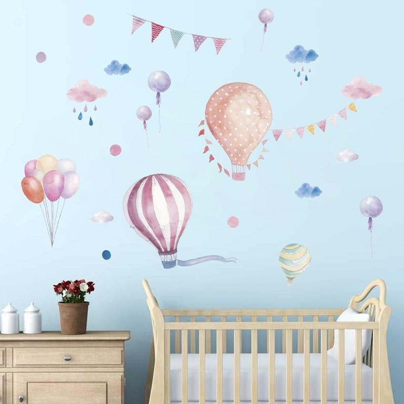 Hot Air Balloon Wall Sticker for Nursery Decor - Fansee Australia