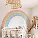 Large Fabric Multicoloured Rainbow Mural Wall Stickers - Fansee Australia