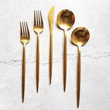 Luxurious Golden Cutlery Set (16 Piece Cutlery Set) - Fansee Australia