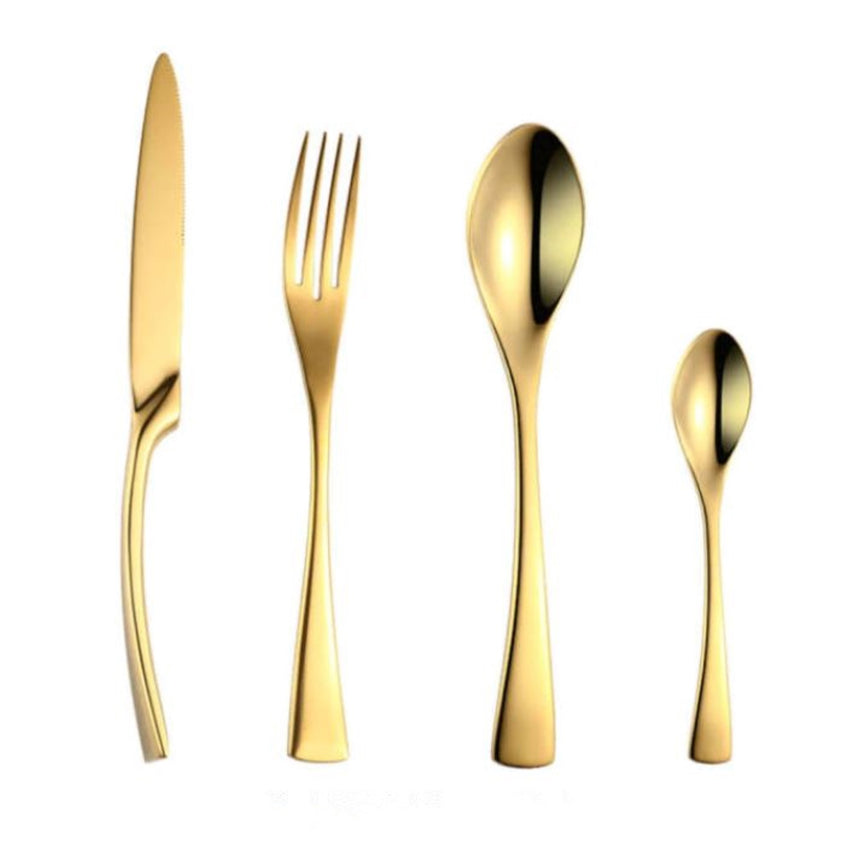 Luxurious Stainless Steel Cutlery Set (16 Piece Set) - Fansee Australia