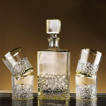 Luxurious Whiskey Decanter and Glasses Set Gift Box - Fansee Australia