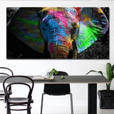 Majestic Elephant Wall Art On Canvas Print (70x140cm) - Fansee Australia