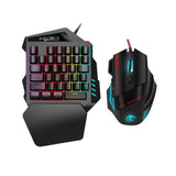 One-Handed Gaming Keyboard And Mouse Combo - Fansee Australia