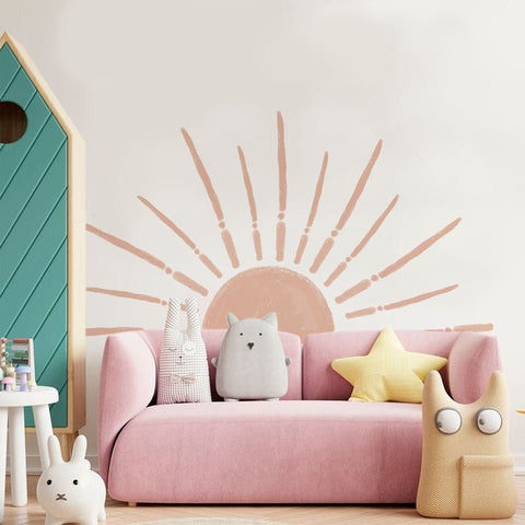 Pink Sunset Removable Wall Sticker - Fansee Australia