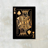 Poker King and Queen Wall Art Canvas Print (60x80cm) - Fansee Australia