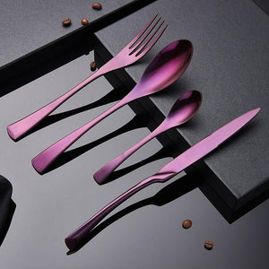 Purple Cutlery Set ( 16 Piece Set) - Fansee Australia