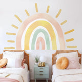 Relaxing Boho Sun Fabric Large Wall Decals - Fansee Australia