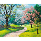 Spring Painting By Numbers Kit (40x50cm Framed Canvas) - Fansee Australia