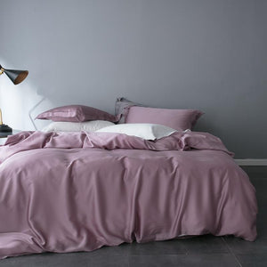 Tencel Silk Soft Quilt Cover Set - Pink - Fansee Australia