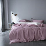 Tencel Silk Soft Quilt Cover Set - Pink - Fansee Australia