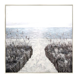The Path To Serenity Painting Framed Wall Art (80x80cm) - Fansee Australia