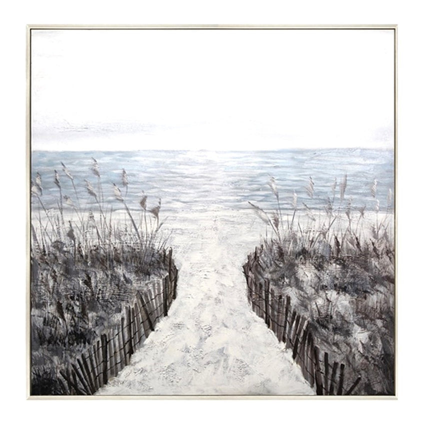 The Path To Serenity Painting Framed Wall Art (80x80cm) - Fansee Australia